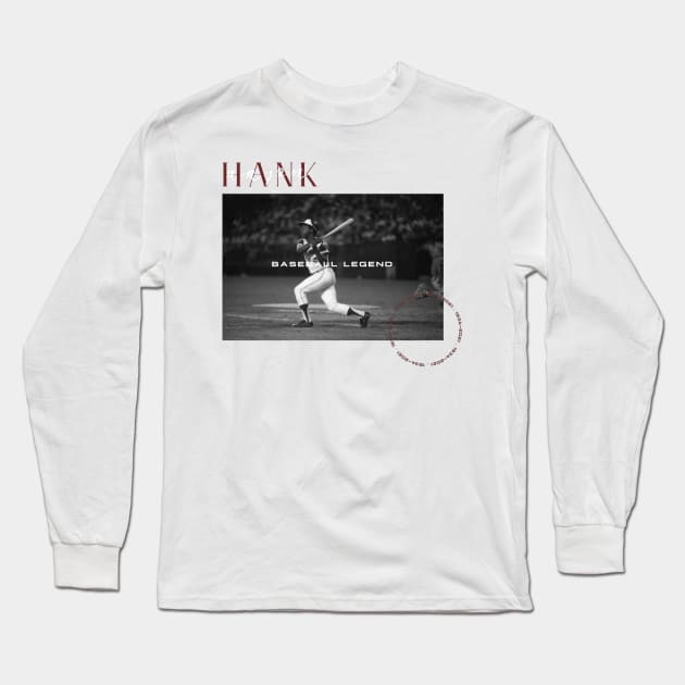 aaron hank legend Long Sleeve T-Shirt by iniandre